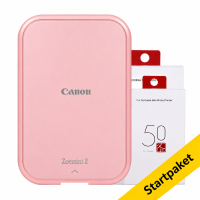 Canon Zoemini 2 mobil fotoskrivare (roséguld) | Startpaket