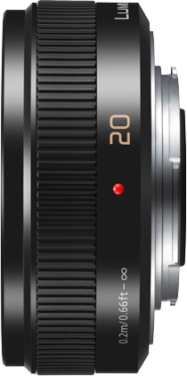 Panasonic Pancake f/1.7 Lens 20mm II Black