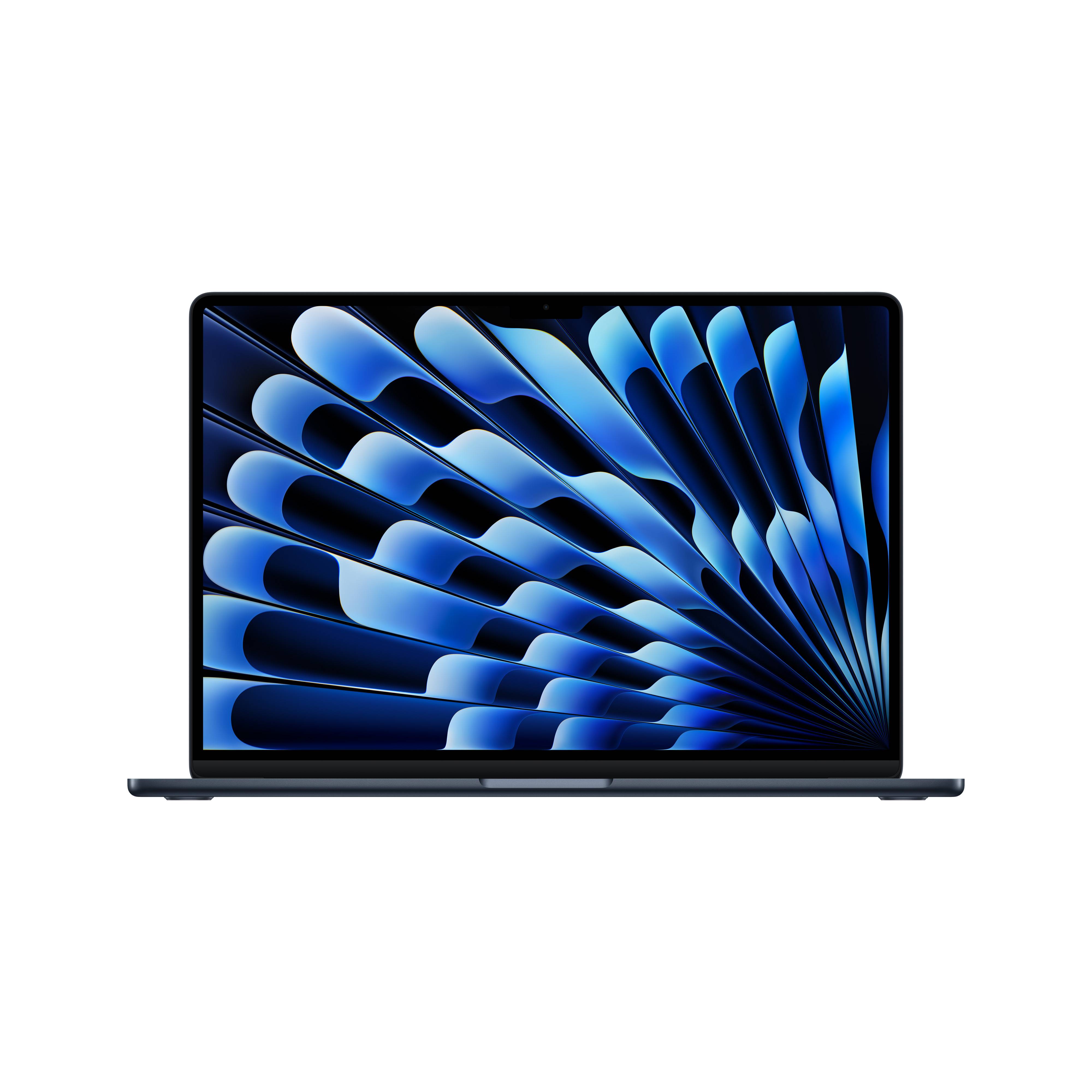 Apple 15-inch MacBook Air - M5 chip 10‑core CPU 10‑core GPU, 16GB RAM, 512GB SSD - Midnight - Fyndvara