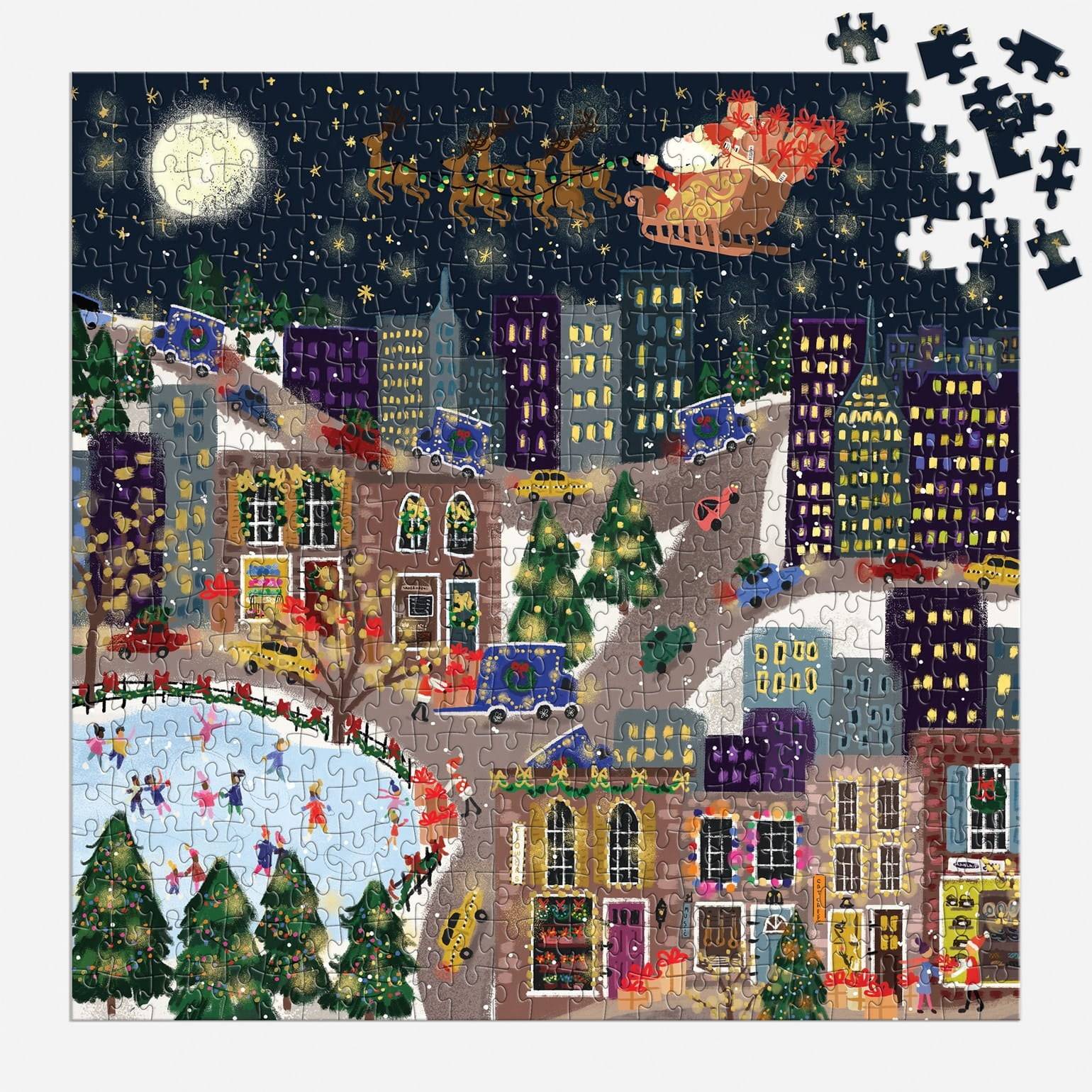 Joy Laforme Presentville 500 Piece Foil Jigsaw Puzzle - Default Title