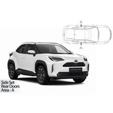 Solgardiner UV - Car Shades - Toyota Yaris Cross Årg. 2020-> (Kun til sideruder) - Hurtig levering