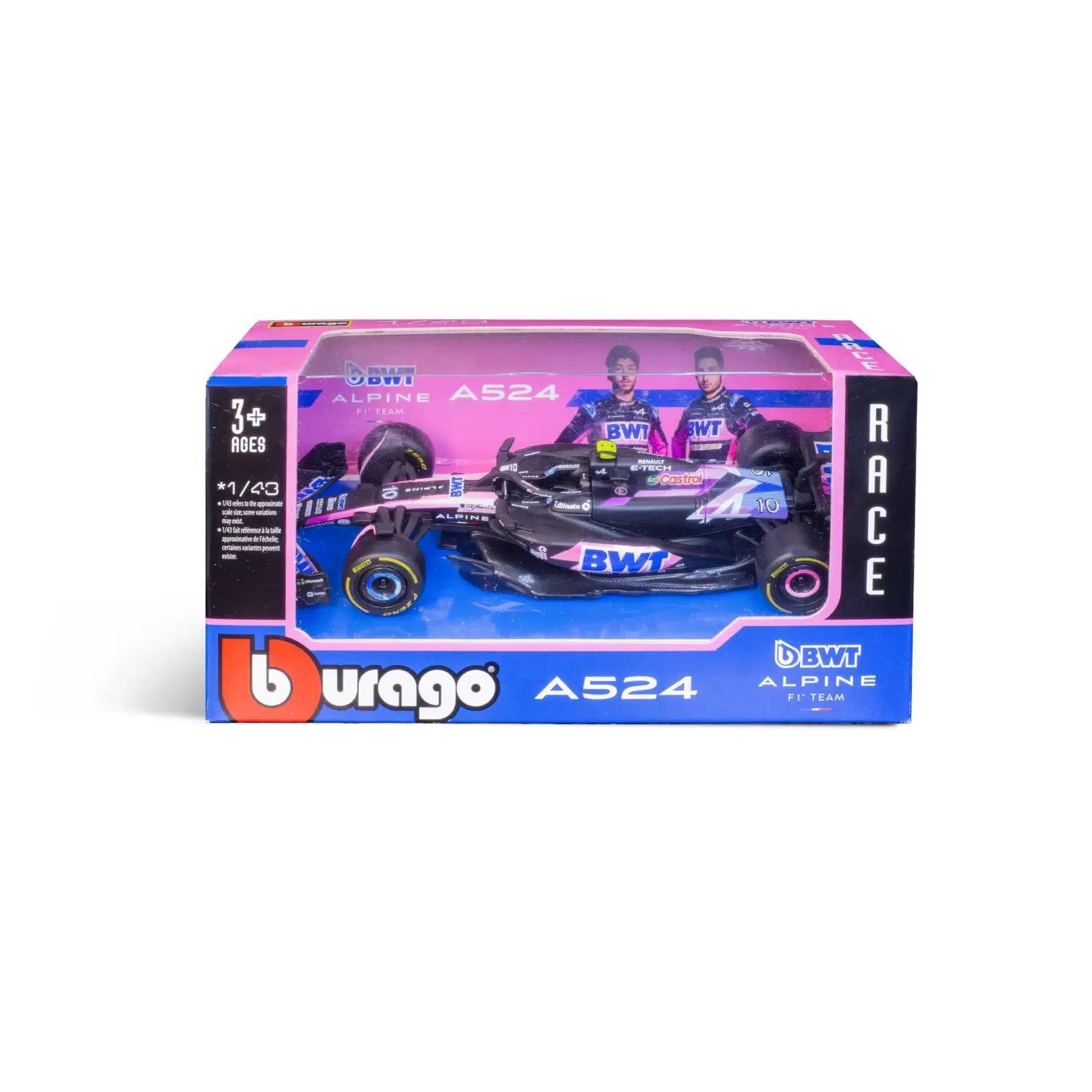 BBURAGO 1:43 F1 Alpine Gasley