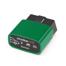 vLinker FD OBD2 Bluetooth Car Code Reader, OBD2 Diagnosescanner für Android & Windows - Made for for-Scan Green