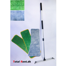 Komplet moppesæt med 3 microfibermopper - 60 cm