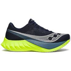 Saucony Endorphin Pro 4 Men's Running Shoes, Navy/Citron - 8 UK