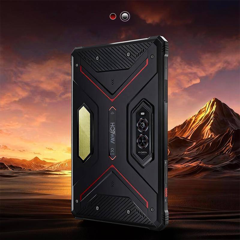 HOTWAV R9 Pro Outdoor Tablet ,11inch FHD+, Android 14 , 20080mAh ,20(6+14GB)+256GB , 64MP+16MP, Octa-Core , Dual SIM,IP68 / IP69K ,OTG 6GB+256GB röd