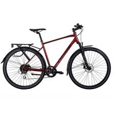 Hybridcykel Crescent Starren Roströd, Röd, 58