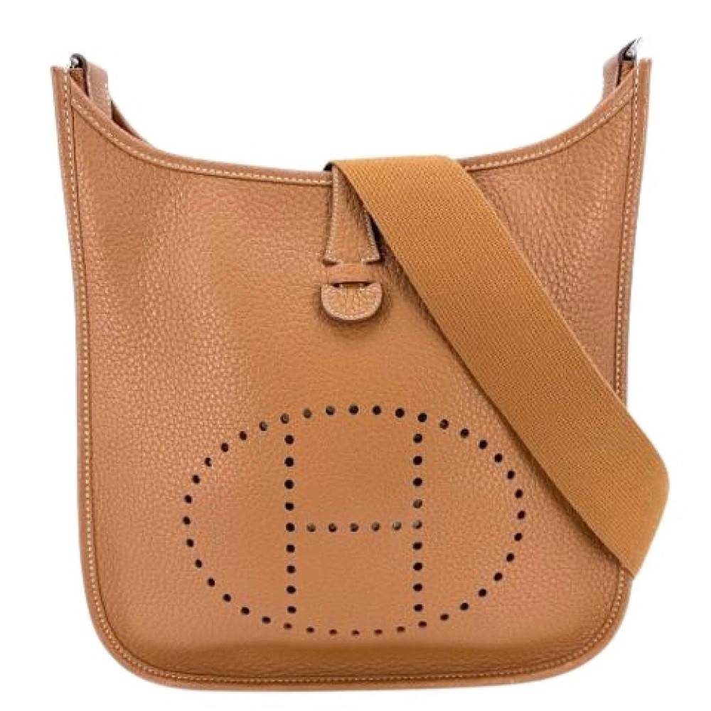 Hermès Vintage Pre-owned Evelyne skuldertaske - Vintage - Dame - Brun - ONE SIZE - Uld