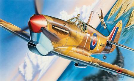 Modellflygplan, Spitfire Mk.Vb, Italeri, 1:72, IT0001
