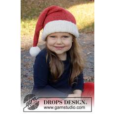 32-21 Sleepy Santa Hat by DROPS Design DOWNLOAD OPSKRIFTEN HER Strikket nissehue til børn i DROPS Air. Arbejdet strikkes i glatstrik og rib. Størrelse 3 – 12 år. Tema: Jul. Se alle vores juleopskrifter her. .