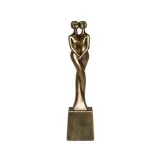 57 North Stjernetegnsfigur - Tvillingen - H 23 cm - Polyresin - Bronze look