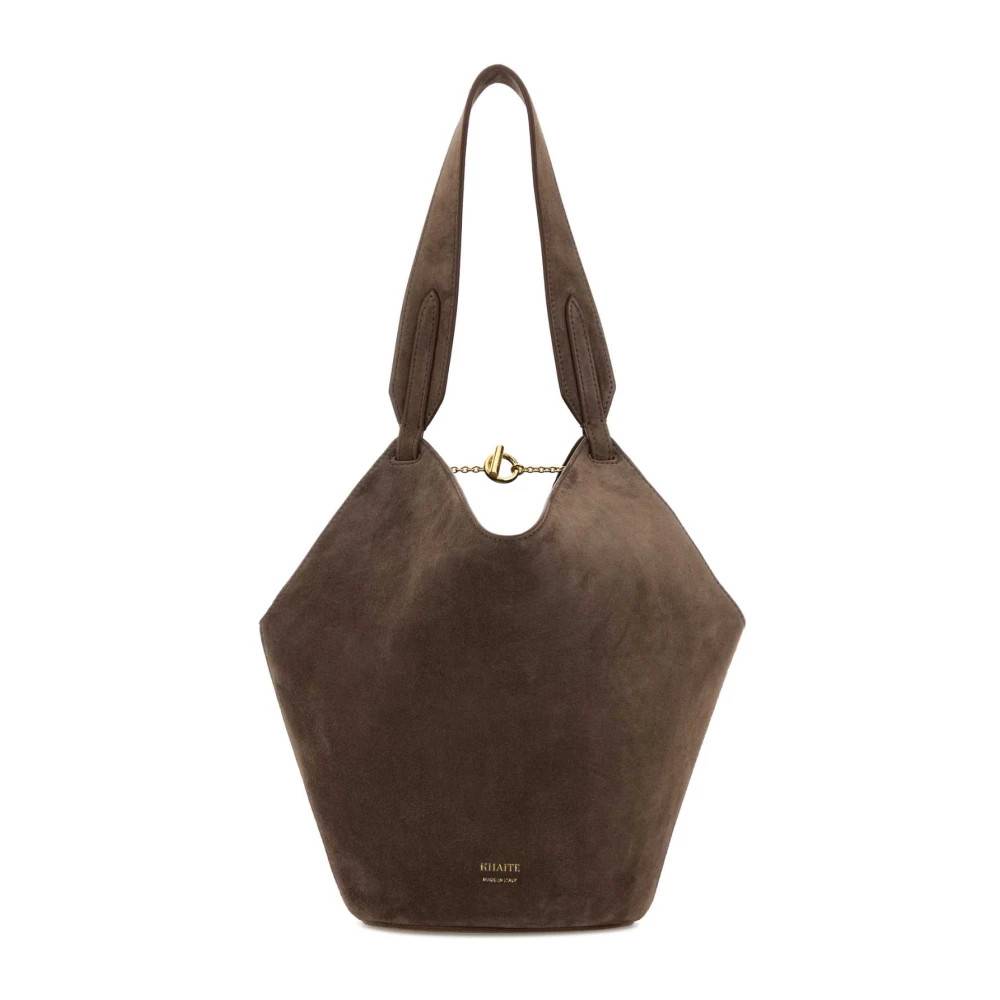 Khaite Mini Lotus Tote - Tasker - Dame - Brun - ONE SIZE - Uld