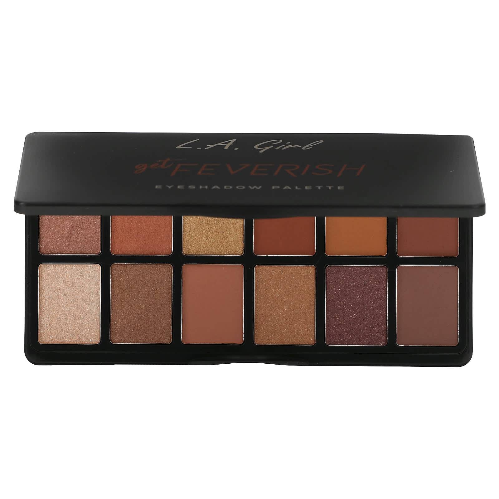 L.A. Girl, Eyeshadow Palette, Ges415 Get Feverish, 12G(0.42Oz)