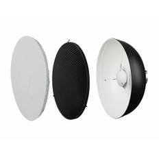 Pro Beauty Dish Reflektor 54cm Vit + Grid