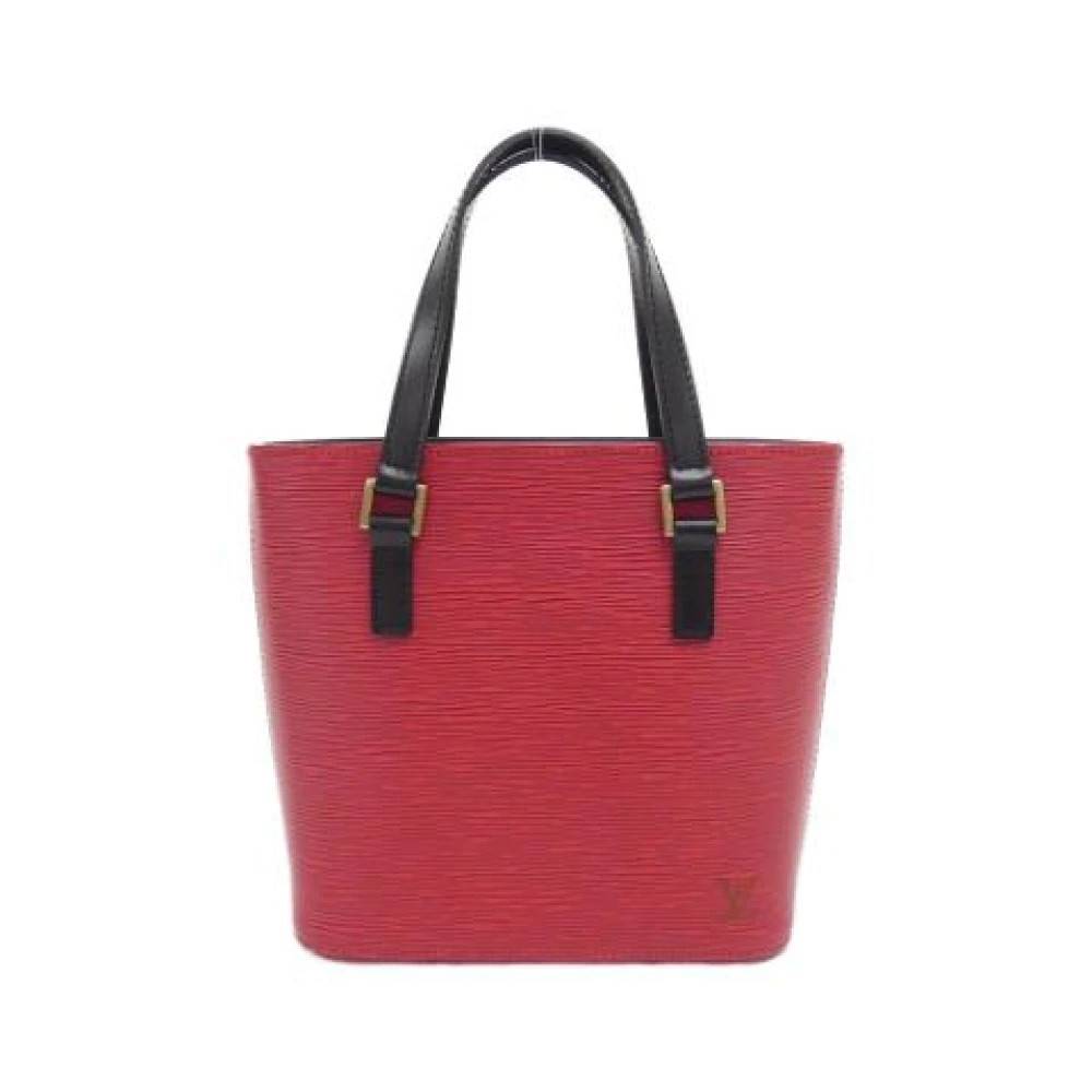 Louis Vuitton Vintage Pre-owned Vintage Tote Bag - Vintage - Dame - Rød - ONE SIZE - Læder