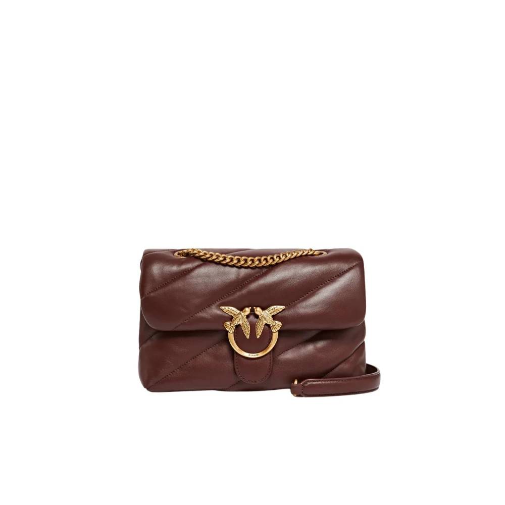 PINKO Classic Love Bag Puff - Tasker - Dame - Rød - ONE SIZE - Uld