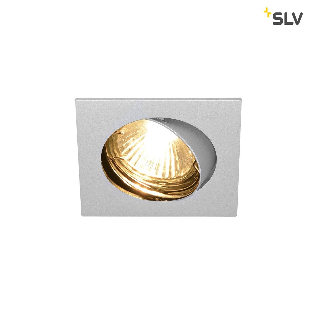 SLV Pika QPAR51 Square Vridbar downlight Krom