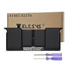 BLESYS A1465 batteri för MacBook Air 11 tum [Mi 2011 2012 2013 start 2014 och 2015 version] A1370 A1406 A1465 A1495 EMC 2558 2631 2924