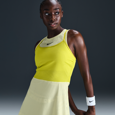 NikeCourt Slam Dri-FIT-tenniskjole til kvinder - grøn - XL (EU 48-50)