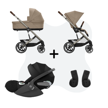 Cybex Balios S Lux 2025 Travelsystem 3in1 Almond Beige - Cloud T