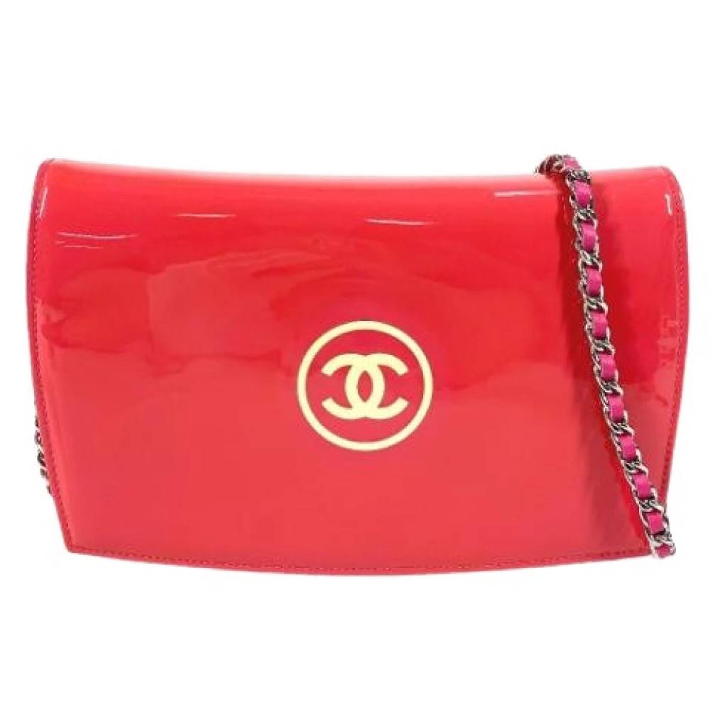 Chanel Vintage Pre-owned Vintage Cross Body Taske - Vintage - Dame - Lyserød - ONE SIZE - Læder