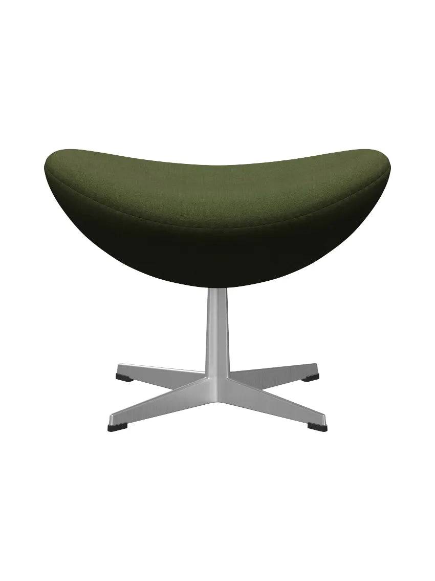 3127 Fodskammel til Ægget af Arne Jacobsen stofgr. 1 Tonus / 131 Millitærgrøn - Jacobsen Plus