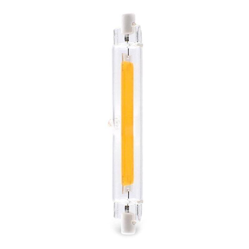 78mm/118mm r7s ledad cob-lampa halogen dubbelsidig bas 360- graders strålvinkel för arbete, säkerhet, landskapsljus - Vit 118mm 13w