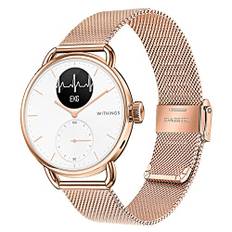 TRUMiRR Kompatibel mit Withings ScanWatch 38mm Armband, 18mm Mesh Gewebtes Edelstahl Armband Quick Release Metall Uhrenarmband für Withings Steel HR 36mm/Move/Steel, Fossil Stella/Carlie Gen 6 Hybrid
