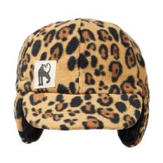 Mini Rodini Leopard-print fleece hat