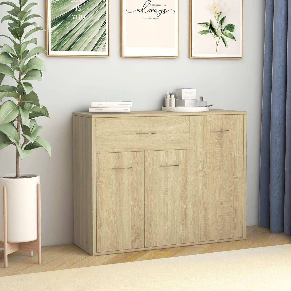 Skænk 88 x 30 x 70 cm - sonoma-eg