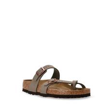 Birkenstock - Mayari Birko-Flor sandaler - dam - Birko-Flor/kork/gummi - 39 Regular - Brun