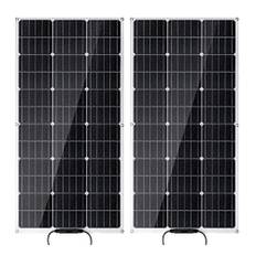 2st 400 watt solpaneler 18 volt monokristallin, högeffektiv modul PV-strömladdare för husbilsbatterier båthusvagnar och andra off-grid applikationer