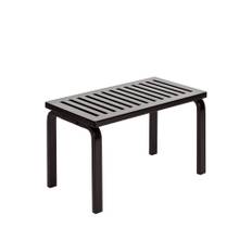 Artek - Bänk 153B - Svartlackad Björk - Bænke - designer_alvar_aalto - Sort - Træ