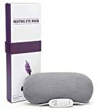 Warm Compress Eye Mask, Moist Heat Eye Compress Relief Eye Fatigue Hot Sleeping Mask for Stye Blefaritis Chalazion Eye Fatigue Eller MGD (Color : Gray)