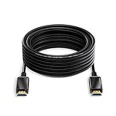 Maxonar 10K 8K HDMI fiberoptisk kabel 15 m, certifierad HDMI 2.1-kabel, 48 Gbit/s, i väggen CL3-klassad, AOC, 10K 8K@120Hz, 4K@144Hz, dynamisk HDR, eARC, Dolby HDCP2.2, för PS5/4, Xbox-serien, LG TV