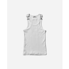 Women s Patch Tank Top White - White - M