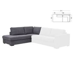 Lexpo Think modulsofa (Loft Creme stof, Think open end venstrevendt)