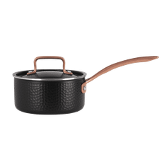 Pepper Kastrull med lock 16 cm / 1.6 liter - Svart - Rostfri 100% satin finish