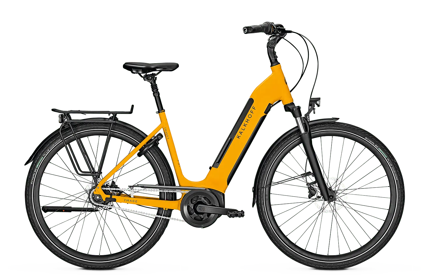 RESTSALG Kalkhoff Image 3.B Move Dame Gul 2024 500Wh - 45cm Small