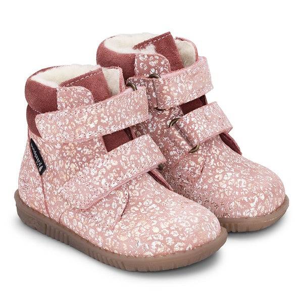 TEX-støvle m. velcro, Rosa - 24