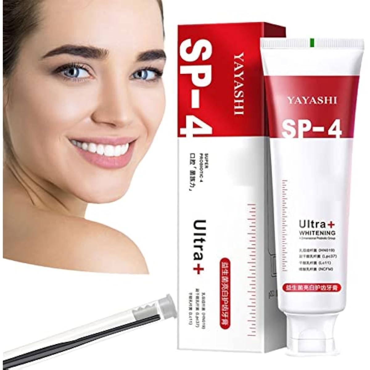 SP-4 Probiotisk Tandkräm 120g, SP-4 Tandkräm, SP-4 Brightening Tandkräm Fresh Breath Tandkräm, Sp4 Tandkräm Whitening röd