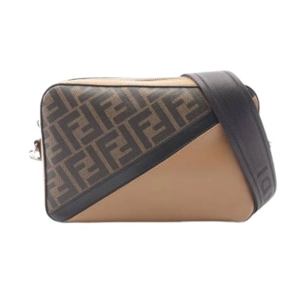 Fendi Vintage Pre-owned Canvas Crossbody Taske - Vintage - unisex - Brun - ONE SIZE - Uld