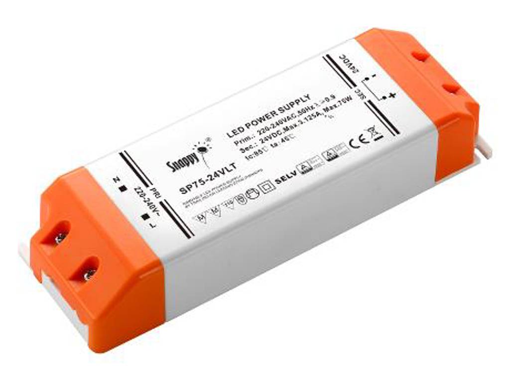 LED Driver SP75-12VFT, 75W 12VDC, dæmpbar.