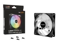 (ComputerSalg) be quiet! Light Wings LX - Indsats med blæser - PWM høj hastighed - 120 mm - sort