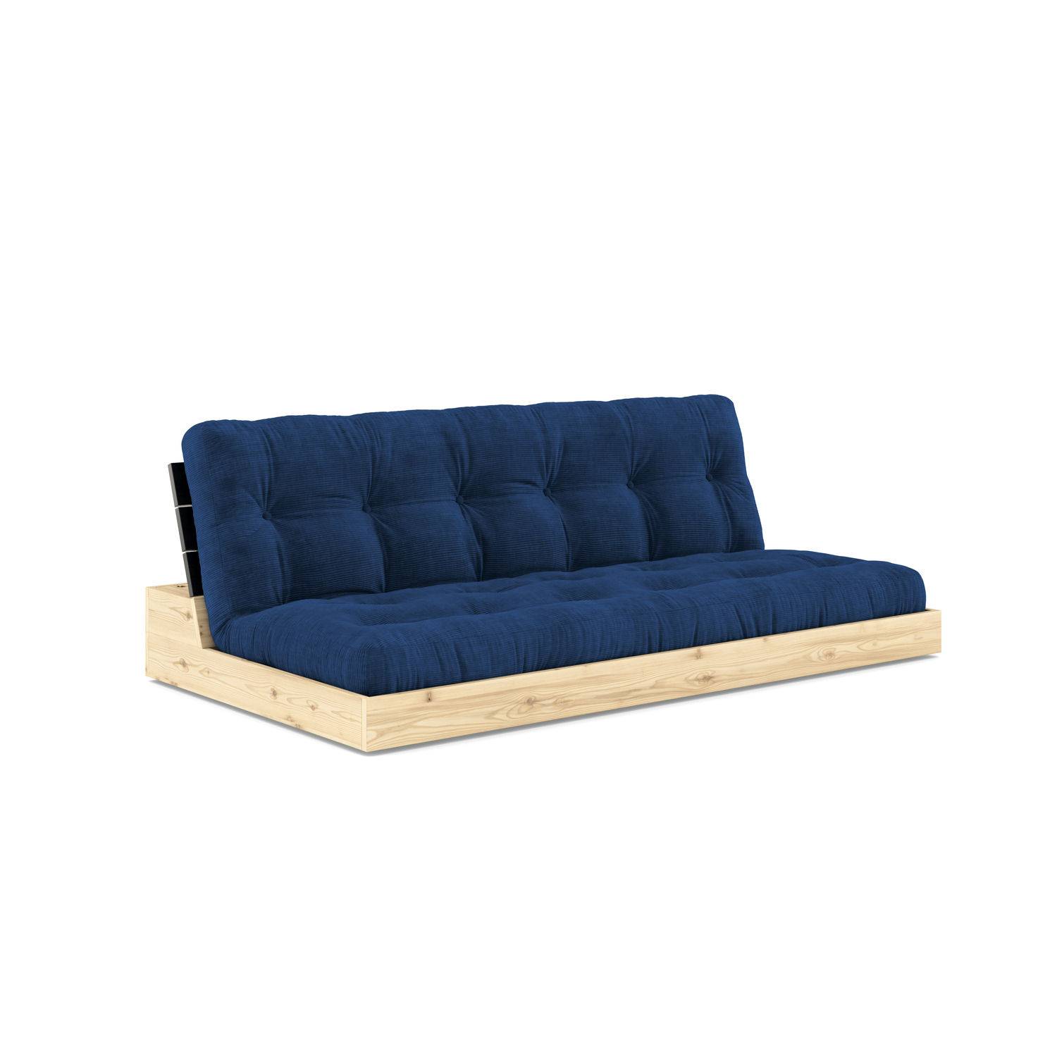 Karup Design Base Bäddsoffa  Royal Blue 517 Black Lacquered 402
