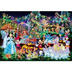 Tenyo i 500 bitar pussel Disney Magical Illumination Levereras med lim och spatel Servicekort ingår [Made Japan] (35x49 cm) D-500-391