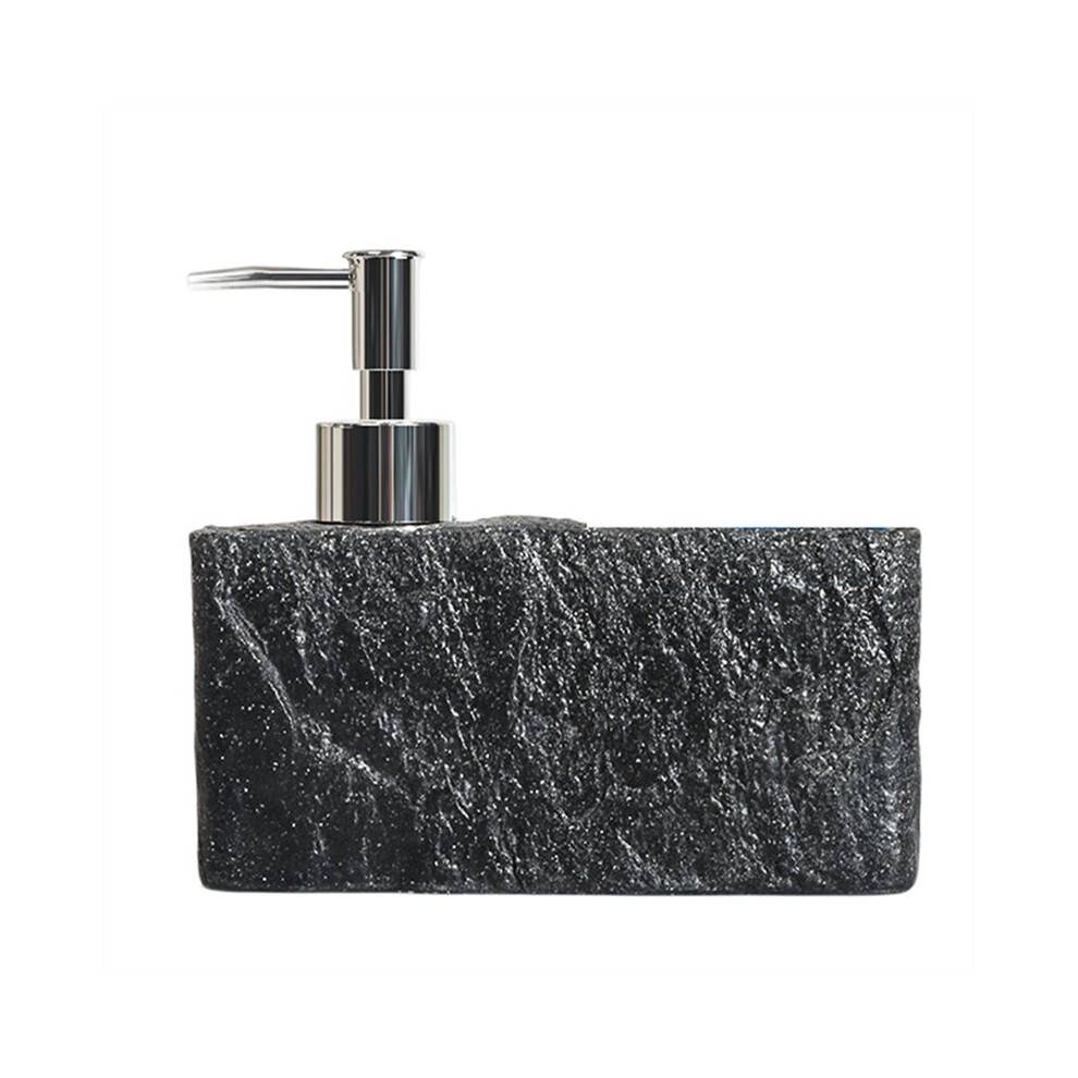 Soap Dispenser Kitchen Sink and Bathroom Soap Dispenser Imitation Rock Liquid Hand and Dish Soap Dispenser A