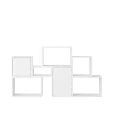 Muuto Stacked Bookcase Configuration 6 Vit