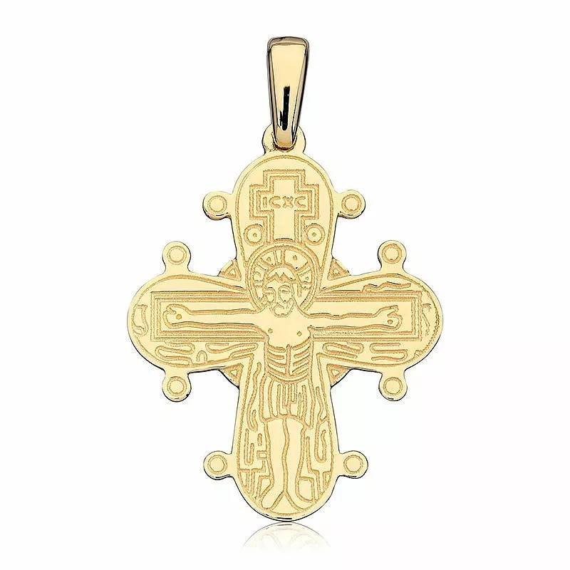 21 x 25 mm guld dagmarkors i 14 karat guld - Amoré - Dagmarkors guld