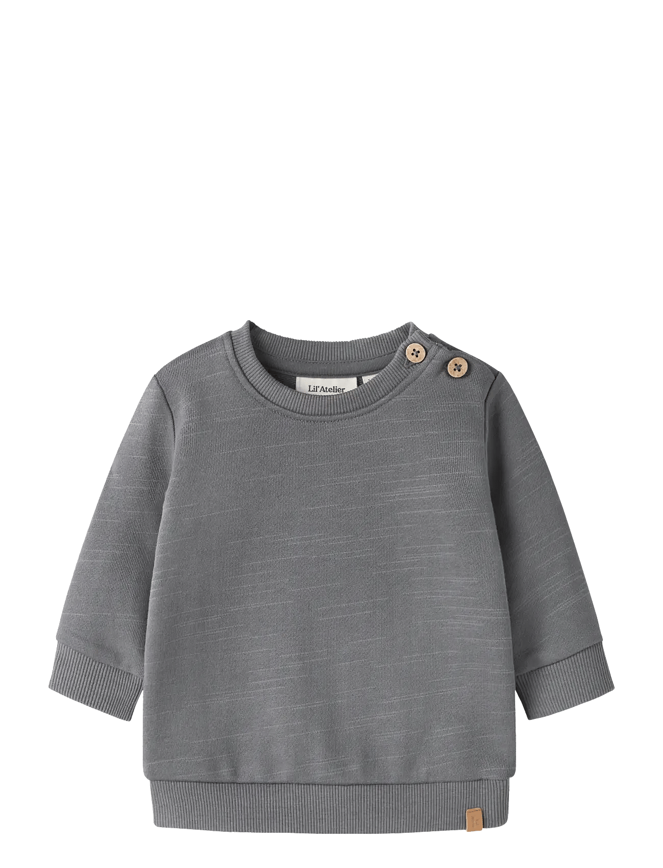 Lil'Atelier Nbmkavens Ls Loose Sweat Lil - Grey - 80